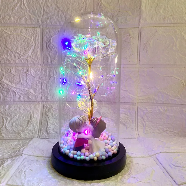 CelestialGlow™ Enchanted Rose Lamp