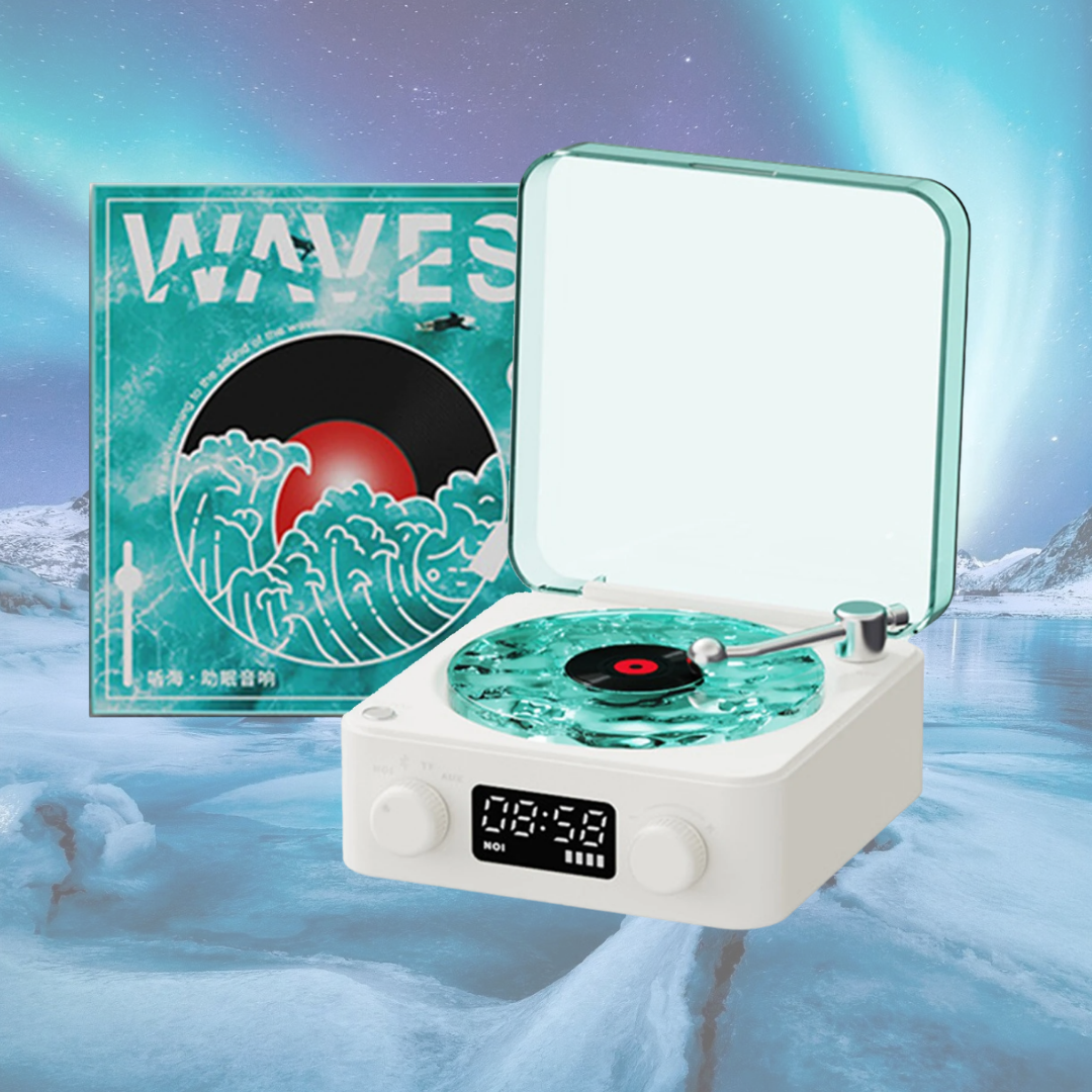 CelestialGlow™ "Ocean Waves" Vinyl Speaker - Turn your room into a musical Ocean!