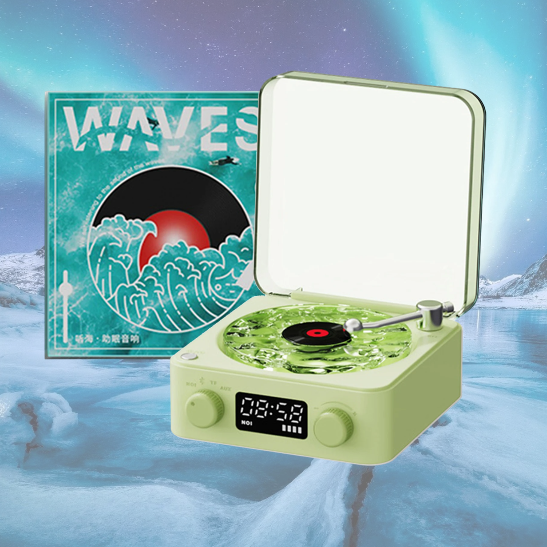 CelestialGlow™ "Ocean Waves" Vinyl Speaker - Turn your room into a musical Ocean!