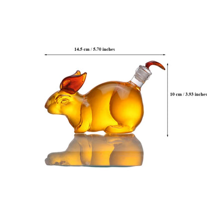 Rabbit Glass Decanter