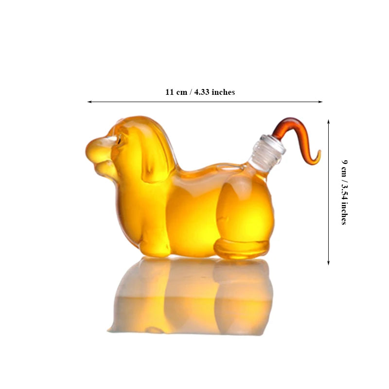 Chicken Glass Decanter