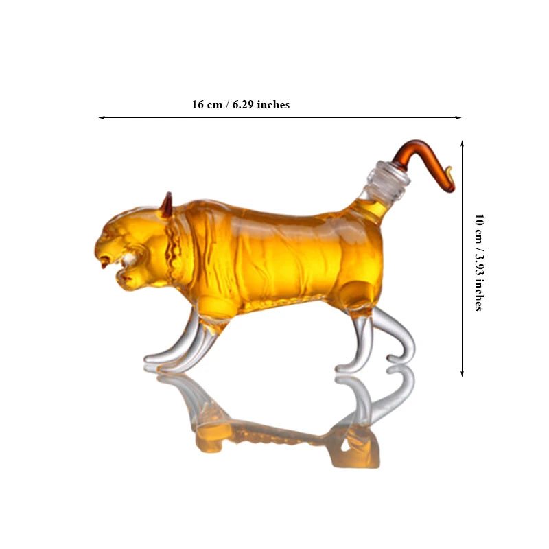 Cow Glass Decanter