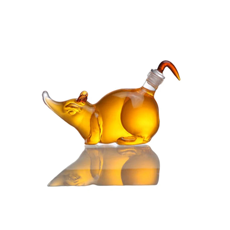 Pig Glass Decanter