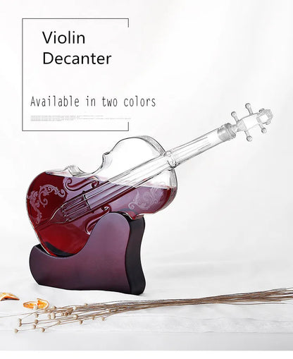 Violin Glass Decanter