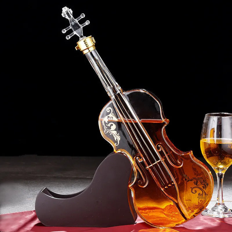 Violin Glass Decanter