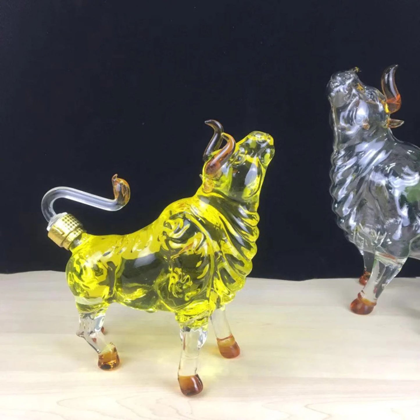 Boar Glass Decanter