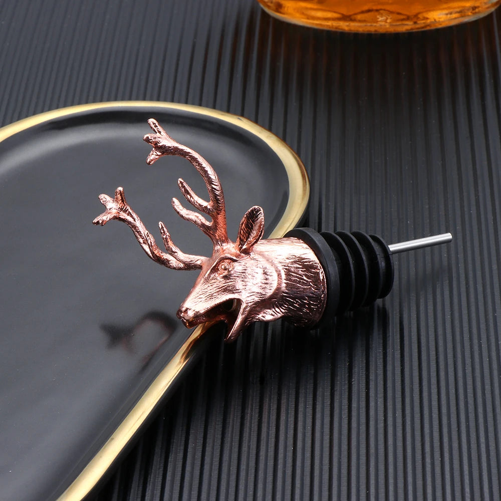 Antelope Wine Stopper Rose Gold