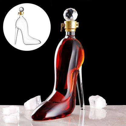 High Heels Glass Decanter