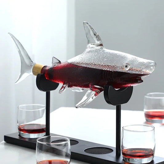 Shark Glass Decanter