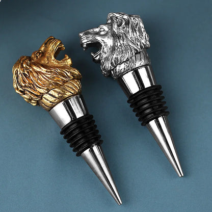 Lion Wine Stopper