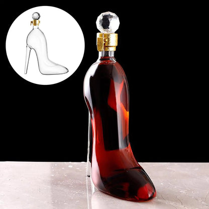 High Heels Glass Decanter