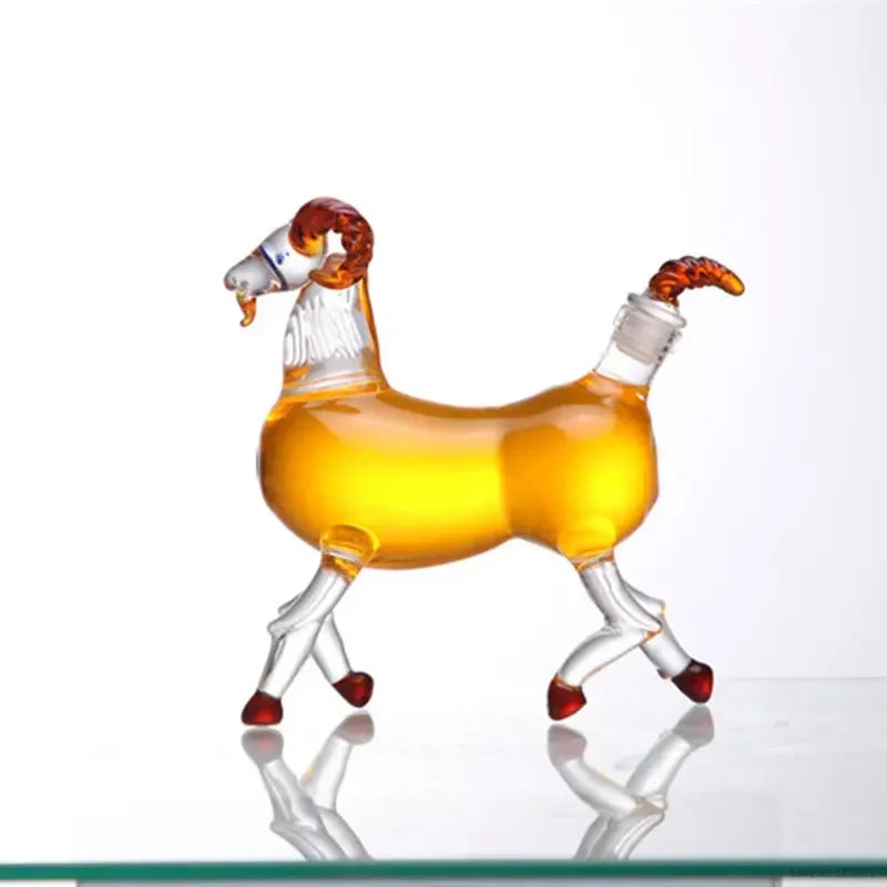 Horse Glass Decanter