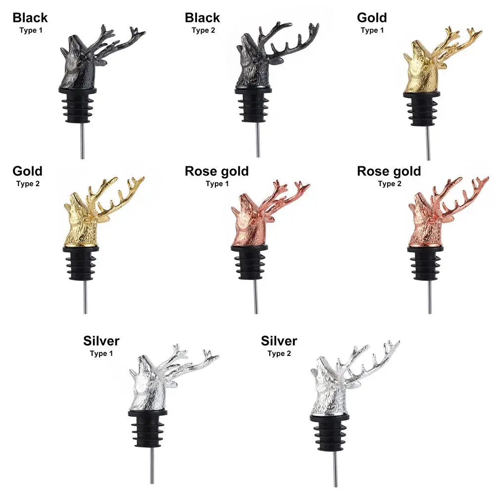 Antelope Wine Stopper Gold