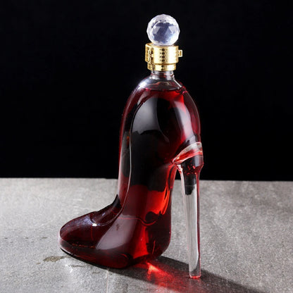 High Heels Glass Decanter