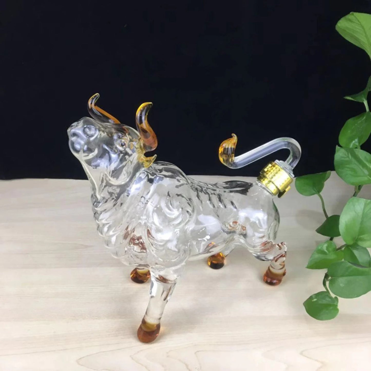 Bull Glass Decanter