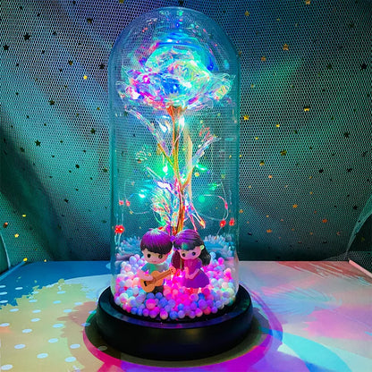 CelestialGlow™ Enchanted Rose Lamp