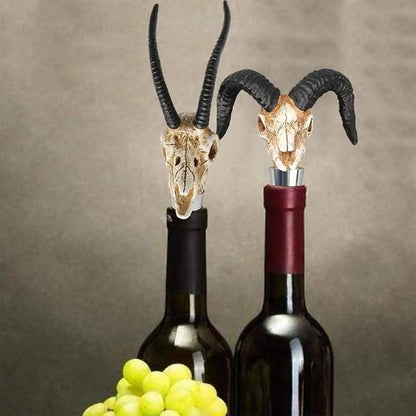 Antelope Skull Wine Stopper