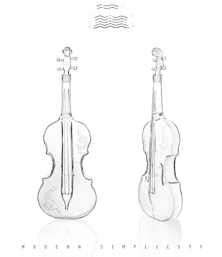 Violin Glass Decanter